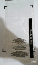 4000/CS 10x15 Suffocation Warning Bags Clear, Permanent Seal with "Ready To Ship