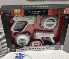 FAO Schwarz Duel Blast Laser Tag 2-Player Set, Lights  Sound Effects, Ages 8 