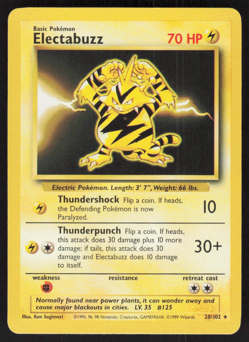 Electabuzz #20/102 Non-Foil