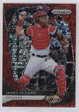 2020 Panini Prizm Tier III Quick Pitch Red Donut Circle 22/149 James McCann 0q3