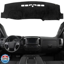 KEYOOG Dashboard Cover Dash Mat Fit for 2018-2014 Chevy Silverado 1500 / G-MC