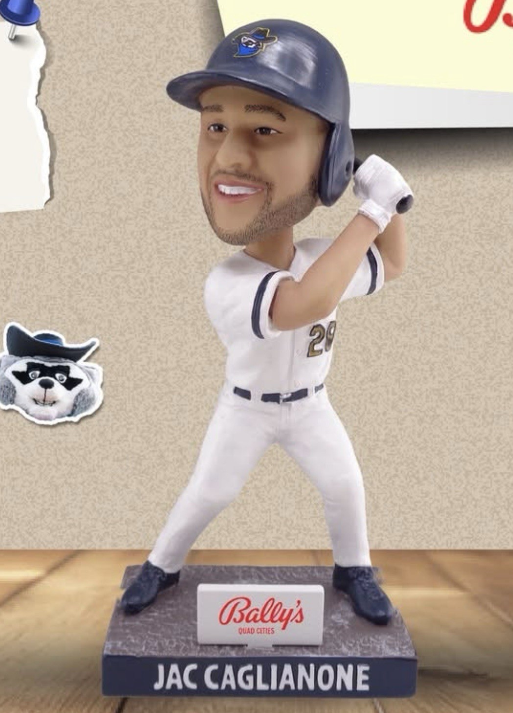 Jac Caglianone Bobblehead Quad City River Bandits Presale 8-29-26 SGA Royals