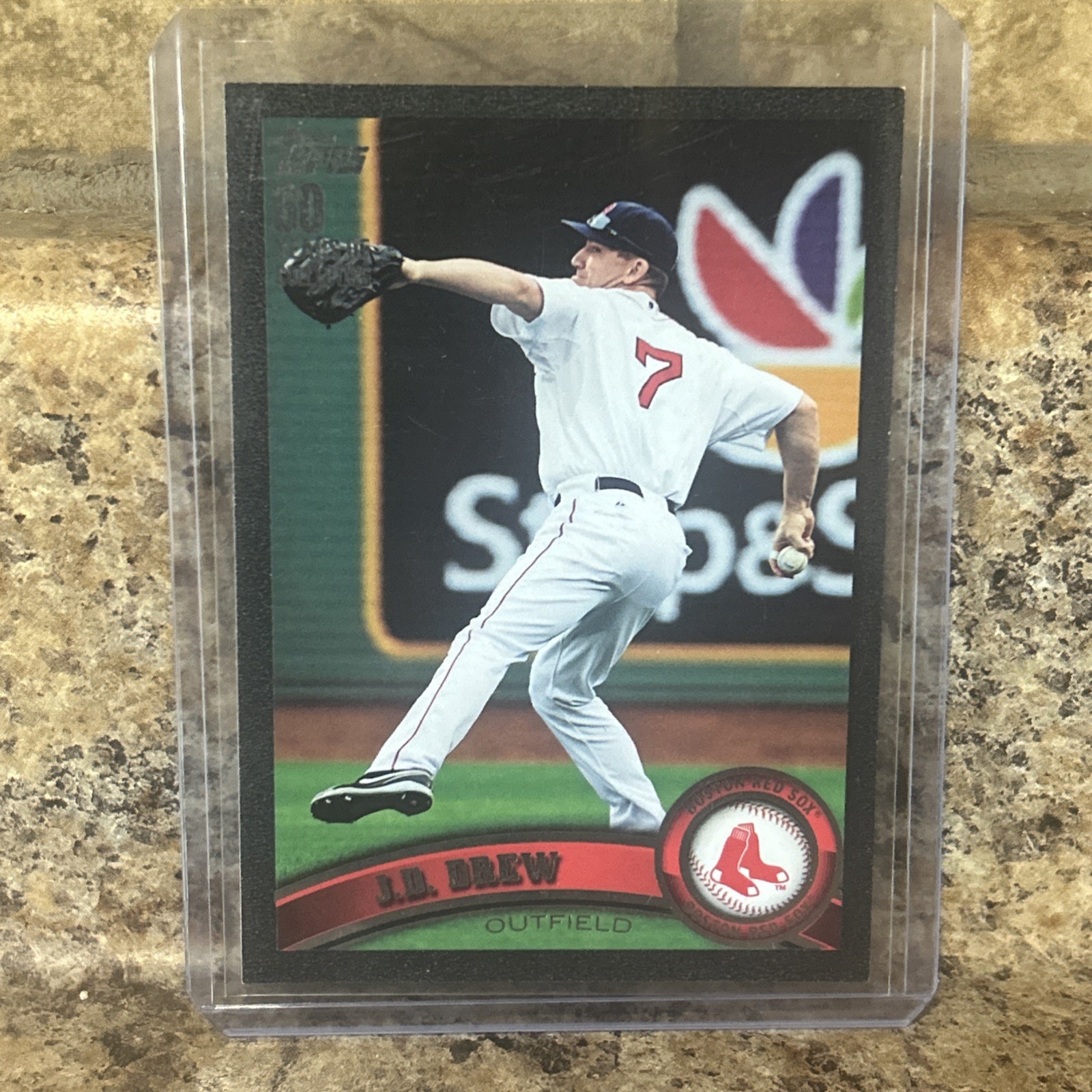 J.D. Drew Boston Red Sox 2011 Topps Black #653 SN /60