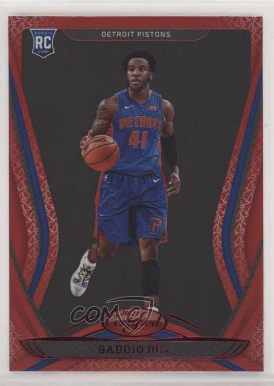 2020-21 Certified Mirror Red Saddiq Bey #182 0nr3