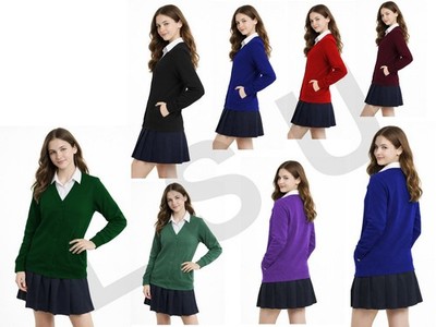 MÄDCHEN SCHULSTRICKJACKE SCHULUNIFORM FLEECE SWEAT SHIRT CARDIGAN ALLE GRÖßEN
