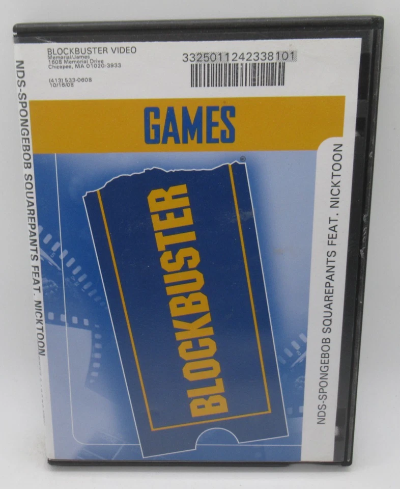 SPONGEBOB - NICKTOONS: GLOBS OF DOOM GAME FOR NINTENDO DS, GAME CARTRIDGE, CASE - Image 2 of 3