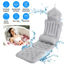 Full Body Bath Pillow Lumbar Support 4D Mesh Cushion FREESHIP