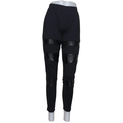 Rainbow, Leggings, Größe: 42/44, Schwarz, Elasthan/Polyester, Einfarbig #CZY