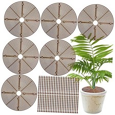 11.8 Inch Plant Pot Grid,6 Pack Plant Pot Soil Covers 6 Pack 11.8 Inch