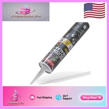 Industrial-Grade Waterproof Black Silicone Sealant - 10.1 oz Leak Protection