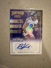 Bronson Kaufusi: 2016 Panini Contenders Championship Ticket #4/99 B Ravens #114