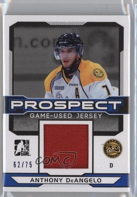 2014 ITG Draft Prospects Blue Jersey 62/75 Anthony DeAngelo #PGU-3 2a8