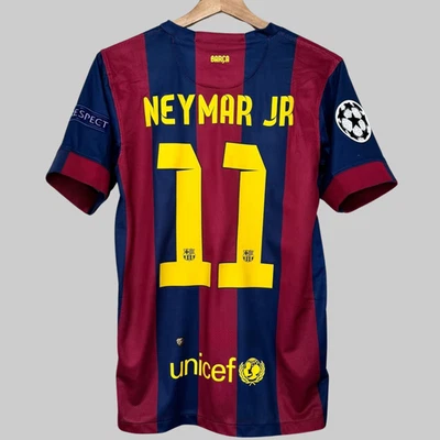 NIKE Neymar JR Jersey #11 FC Barcelona Jersey 2014/2015 Football Shirt