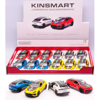 LAMBORGHINI URUS PERFORMANTE LIVERY EDITION (1 Modellino)  12cm 1:40 Kinsmart Mo