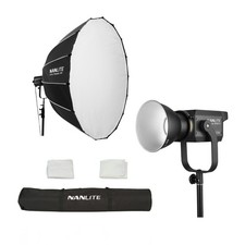 Nanlite Forza 300B II Spotlight with Nanlite Parabolic 150 Softbox Bundle