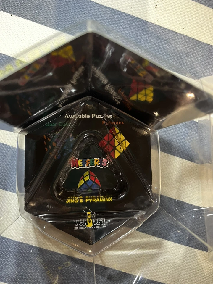 Jing’s Pyraminx Meffert’s Gear Speed Cube  Rubiks Puzzle Challenge Ventura Magic - Imagen 2 de 4