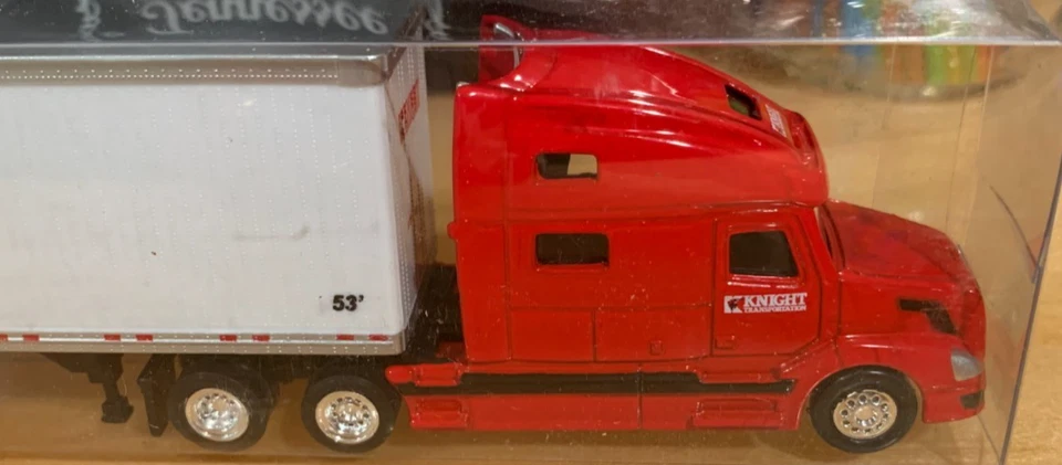 Camiones Tonkin N' Stuff 1/87 Volvo VNL 786 Knight Transportation con furgoneta seca 53' nueva en caja Foto 3 de 4