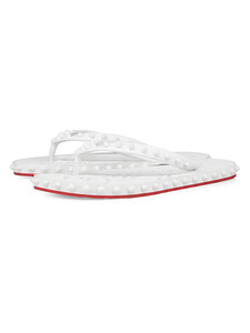 100% AUTH NEW WOMEN CHRISTIAN LOUBOUTIN SUPER LOUBI FLIP SPIKE SANDAL EU 39/US 9