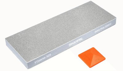 168H 8'' Dual-Grit Diamond Sharpening Stone 325/1000