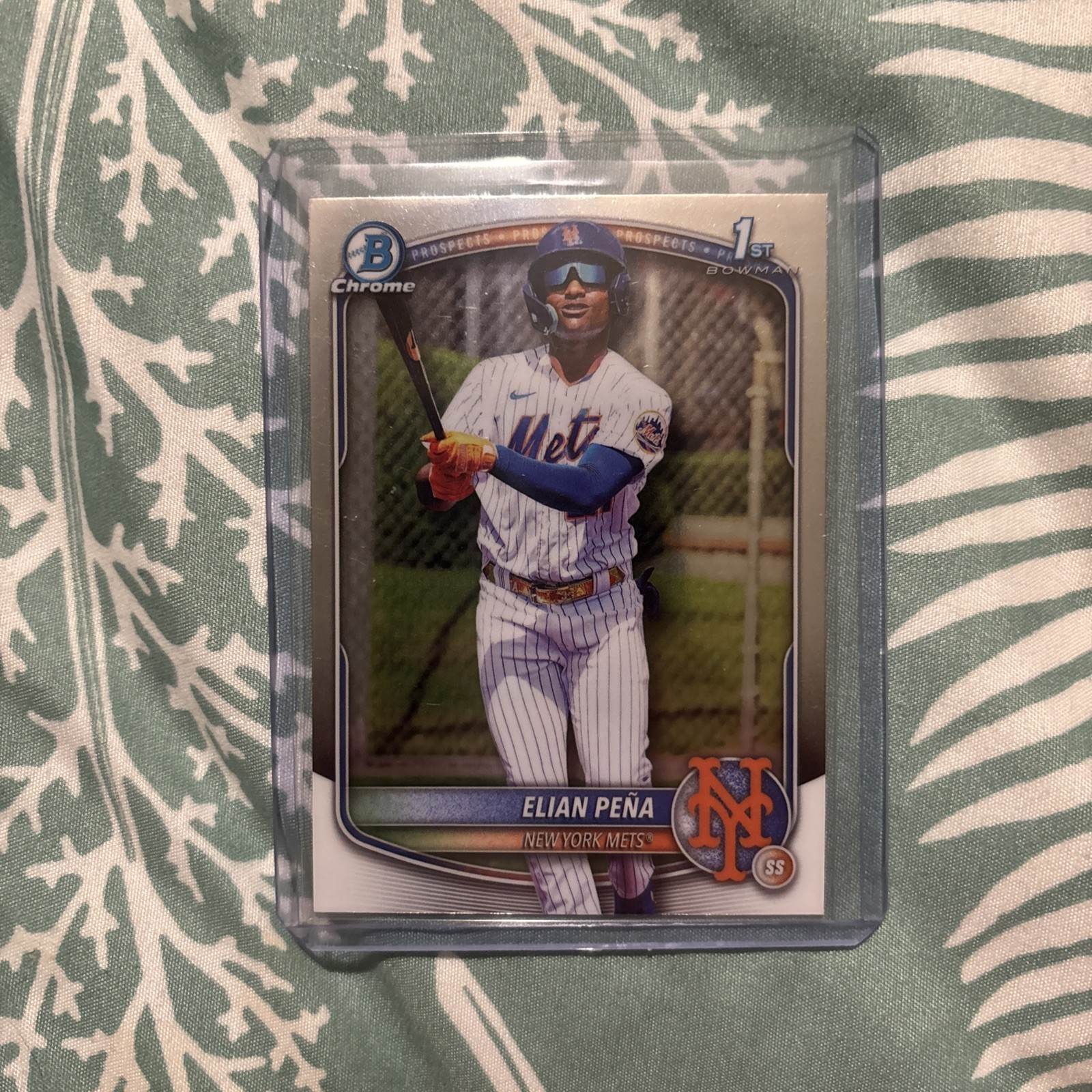 Elian Pena 2025 Bowman Chrome #BCP-155 Prospects (1st) Price Guide 