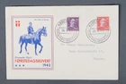 MayfairStamps Denmark FDC 1942 King Riding Horse First Day Cover aax_65871