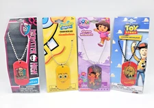 Disney 18" Pendant Dog Tag Charm Adjustable Necklace Chain