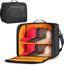 Large Hat Bag for Baseball Caps, Cap Organizer carrier for 20-24 Caps,