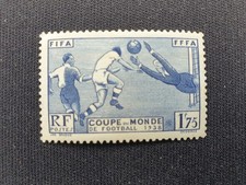 France année 1938 YT 396 Neuf  coupe du monde de football 1938