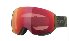 OAKLEY FLIGHT DECK M SNOW GOGGLES DARK BRUSH CRYSTAL PRIZM TORCH OO7064-C1
