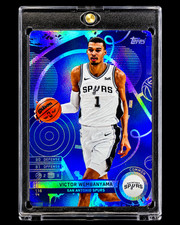 VICTOR WEMBANYAMA BLUE REFRACTOR RARE SP Inse...