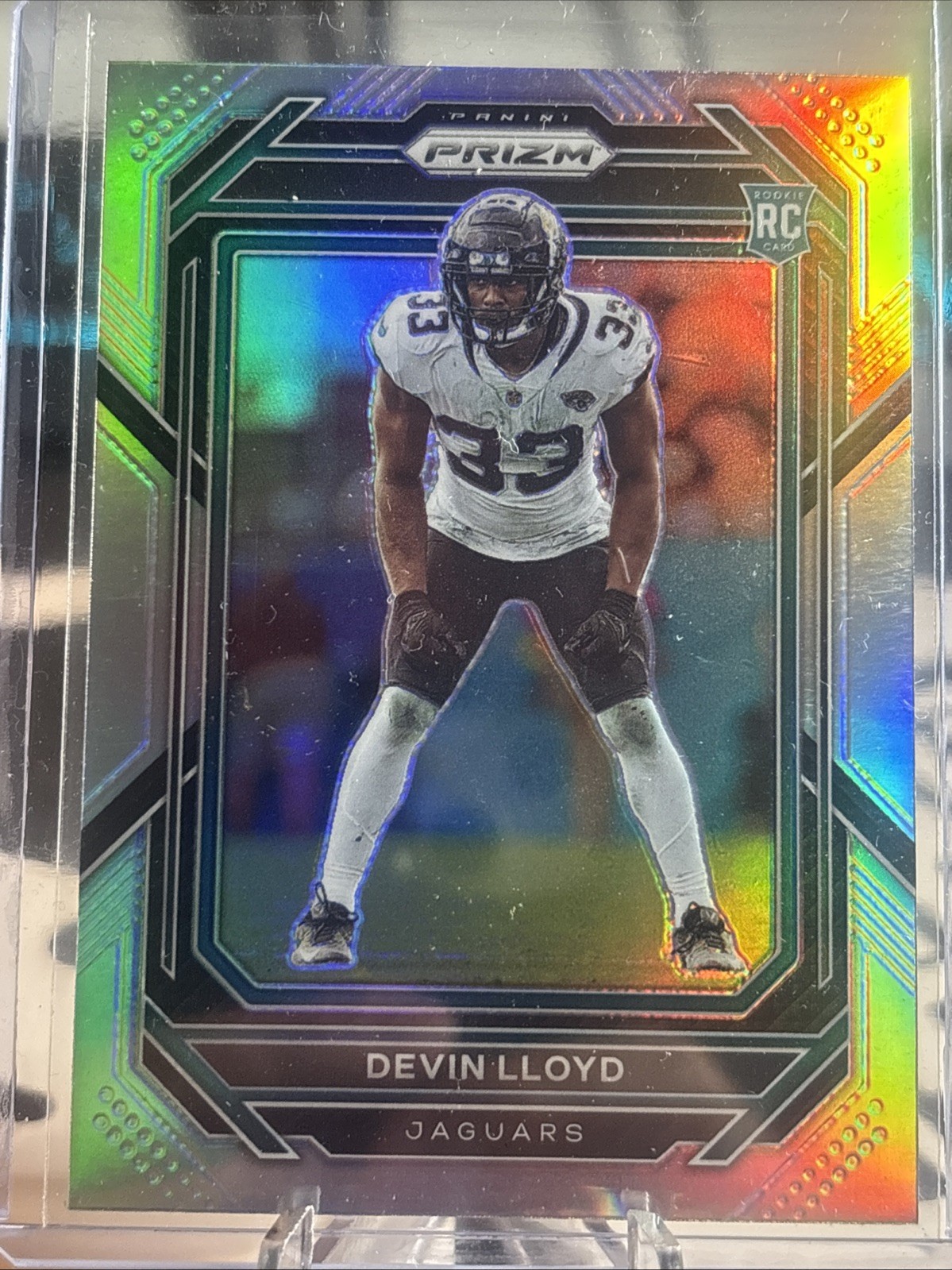 2022 Panini Prizm - Rookies Devin Lloyd #376 Silver Prizm (RC)