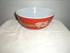 Vintage 1979 PYREX "Autumn Harvest Mixing Bowl" Red/Orange (4 Liters)