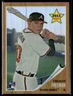 2011 Topps Heritage Chrome Refractor Freddie Freeman RC 421/562 Braves #C113