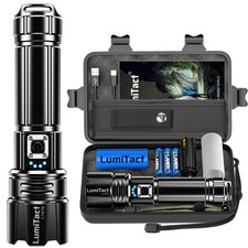 Rechargeable LED Torch 500000 Lumen 5000Mah Zoomable Waterproof 5 Modes