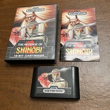 THE REVENGE OF SHINOBI SEGA GENESIS COMPLETE IN BOX CIB