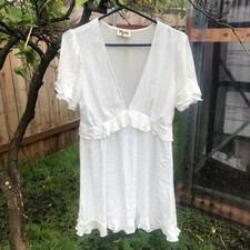 NWOT Show me Your Mumu Virginia white mini dress XS