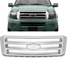 Front Grille Grill Compatible with 2007-2014 Ford Expedition Replacement for 7L