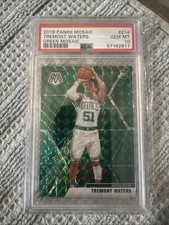 2019 TREMONT WATERS PANINI MOSAIC #214 GREEN MOSAIC PSA 10