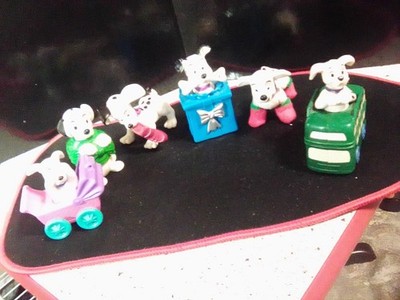 Vintage Disney 101 Dalmatians 1990s McDonald's lot of 6 toys animal theme