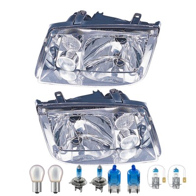 Scheinwerfer Set inkl. Premium Lampen für VW Bora 1J2 mit Nebelscheinwerfer