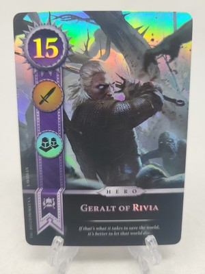 Geralt Of Rivia -  Con 2025 Exclusive Promo Card - Gwent The Legendary Card Game