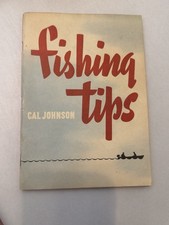 Folleto de colección Johnson Motor Co. "Puntas de pesca"