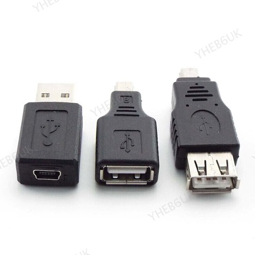 USB 2.0 A Female Male to Mini 5pin USB B Type Adapter OTG Converter - Picture 6 of 9