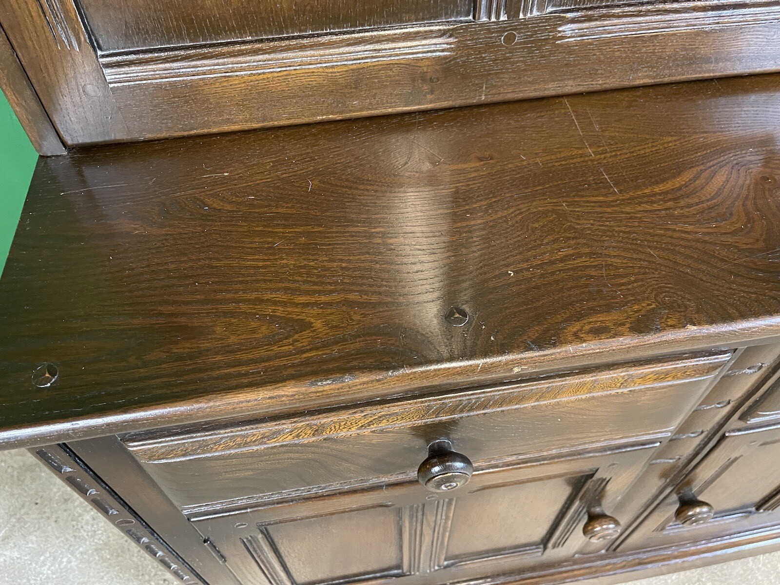 Ercol Mural Bookcase Drink Cupboard eBay