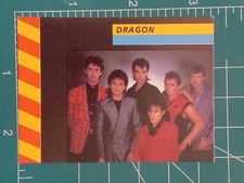 1984 ROCK BLOCKS MUSIC pop CARD DRAGON Mark Hunter Robert Taylor Paul Hewson