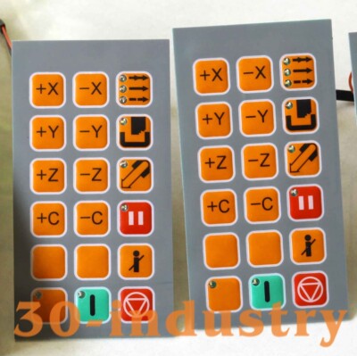 QTY:1 Membrane Keypad FIT CHARMILLES EDM 383505827 Hand Control Box Button Film