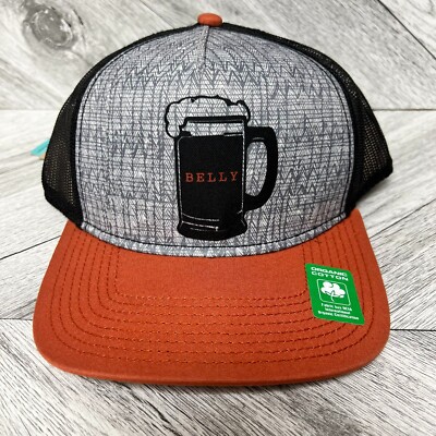 Prana Adult Dry Chili Beer Belly Mesh Snapback Journeyman Trucker Hat One Size