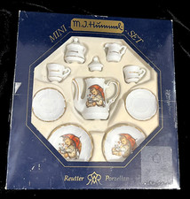 Vintage MJ Hummel Umbrella Girl Mini Porcelain Reutter Tea Set Germany In Box