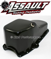 Small Block Chevy 58-79 Stock Capacity Black Painted Oil Pan 327 350 400 Sbc