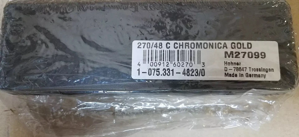 Hohner Super 270 Gold Chromonica | 270BX | Harmonica | NEW | Authorized Dealer - Image 2 of 2